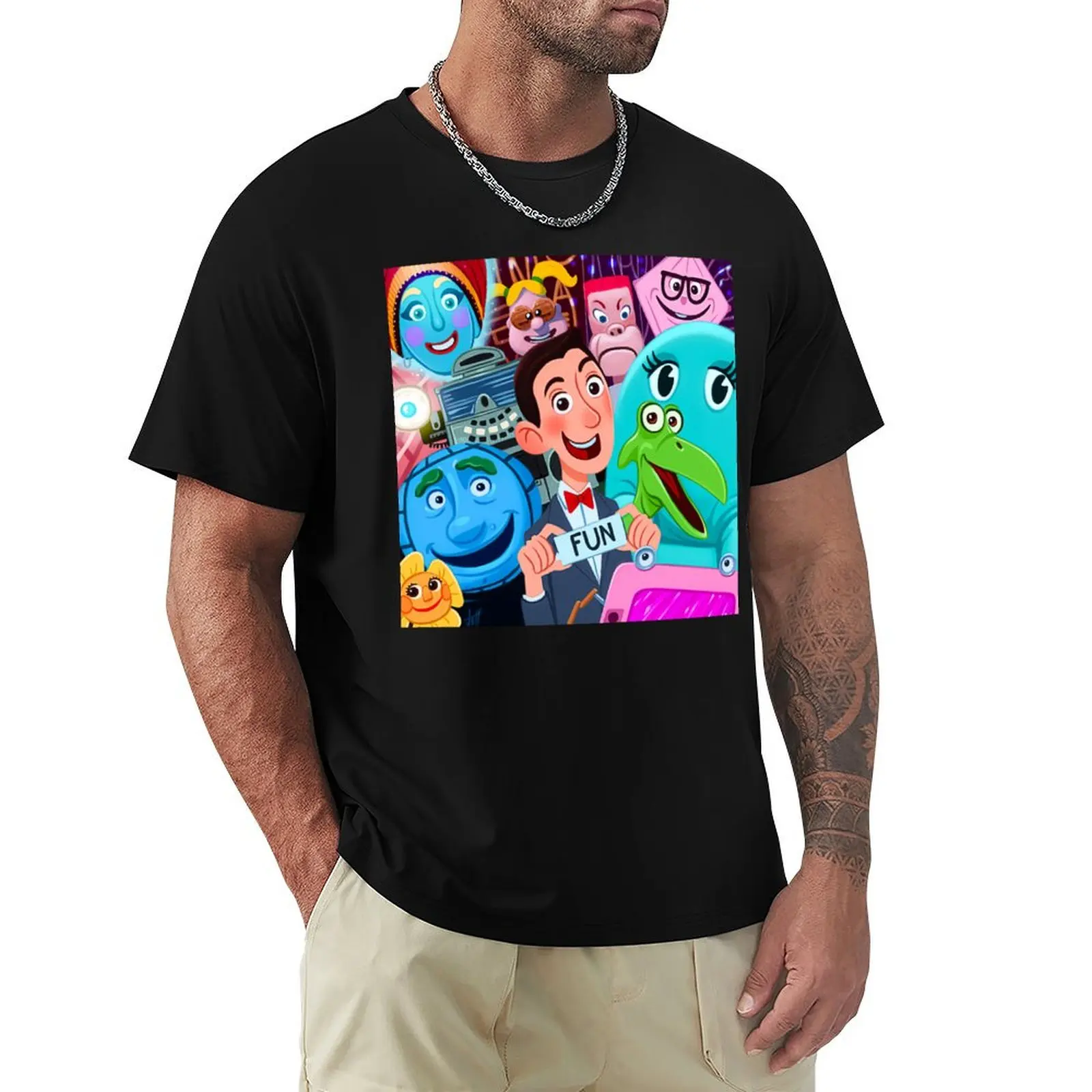 

Pee-wees-playhouse, 80s, jambi, peewee, pee wee herman, pee wees big adventure T-Shirt Retro Graphic Print T-Shirt