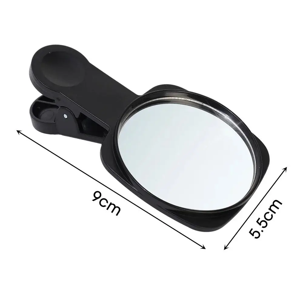Back Rear Phone Camera Mirror Reflection Clip Kit Dustproof Cloth With Storage Bag Selfie Reflector Mirrors Accessories