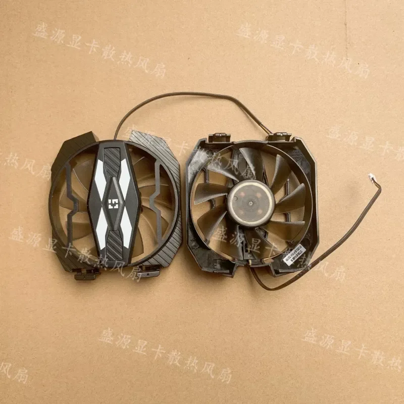 Gengsheng RTX 3060 TI 3070 3070 TI 3080 3090 Glare OC Backplane Cooling Small Fan for NVIDIA Graphics Cards