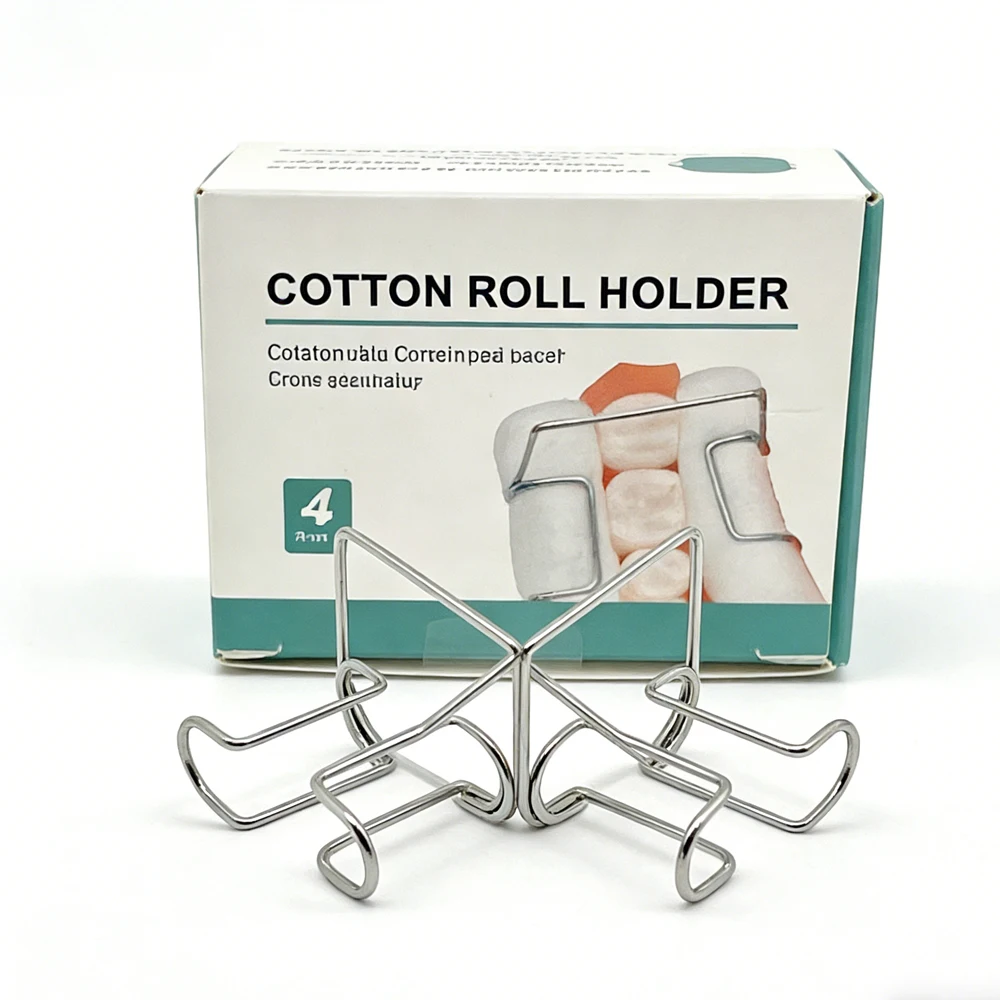 

12Pcs Autoclavable Stainless Steel Dental Moisture Control Clips Cotton Roll Holders for Labs and Oral Surgery