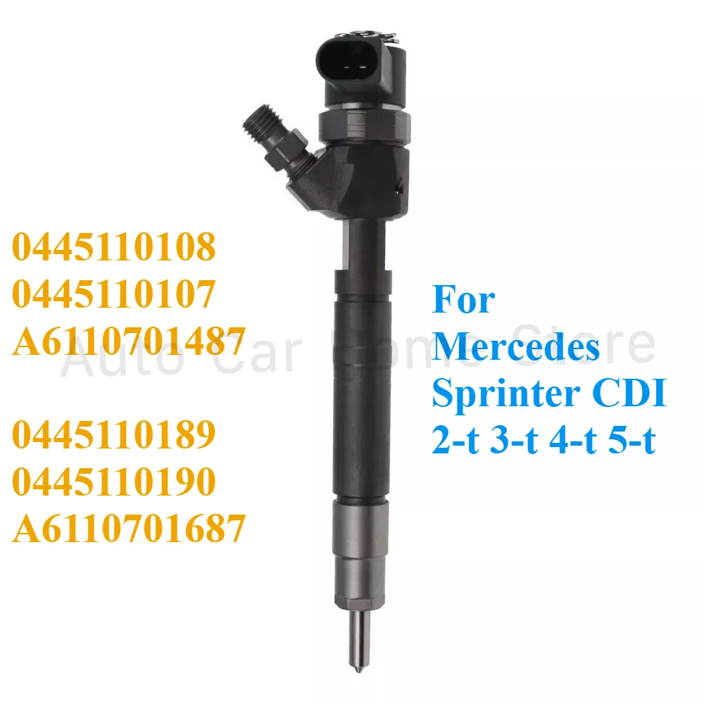 0445110189 6110701687 New Diesel Fuel Injector Nozzle For Mercedes-Benz Sprinter 2-t 3-t 4-t 5-t  0445110108 6110701487