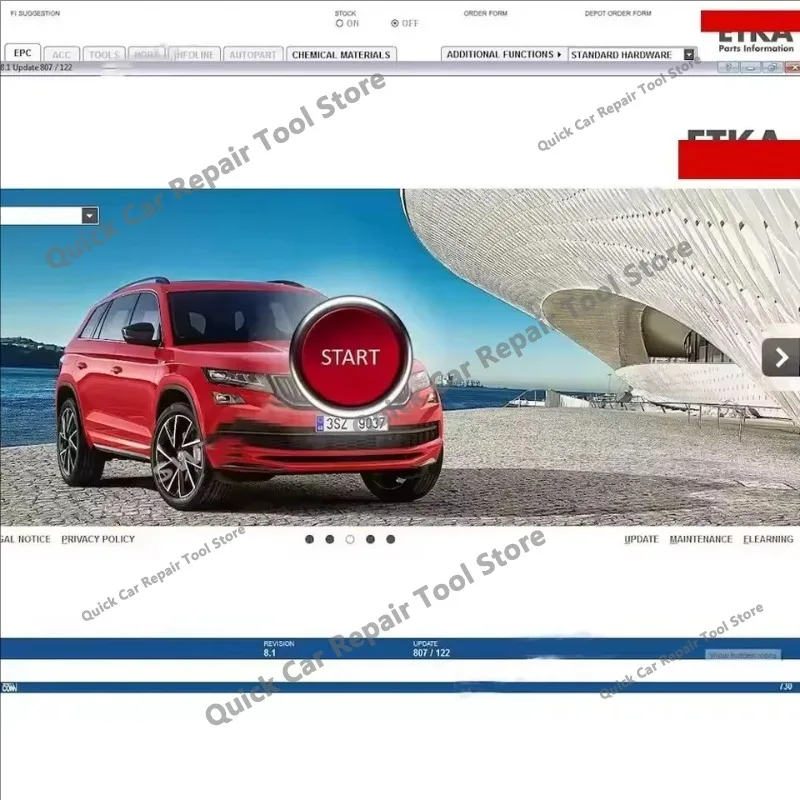 2026 ETKA 8.5/8.6+ Elsawin 6.0 Auto Repair Car Software Group Vehicles Electronic Parts Catalog For V/W+AU//DI+SE//AT+SKO//DA