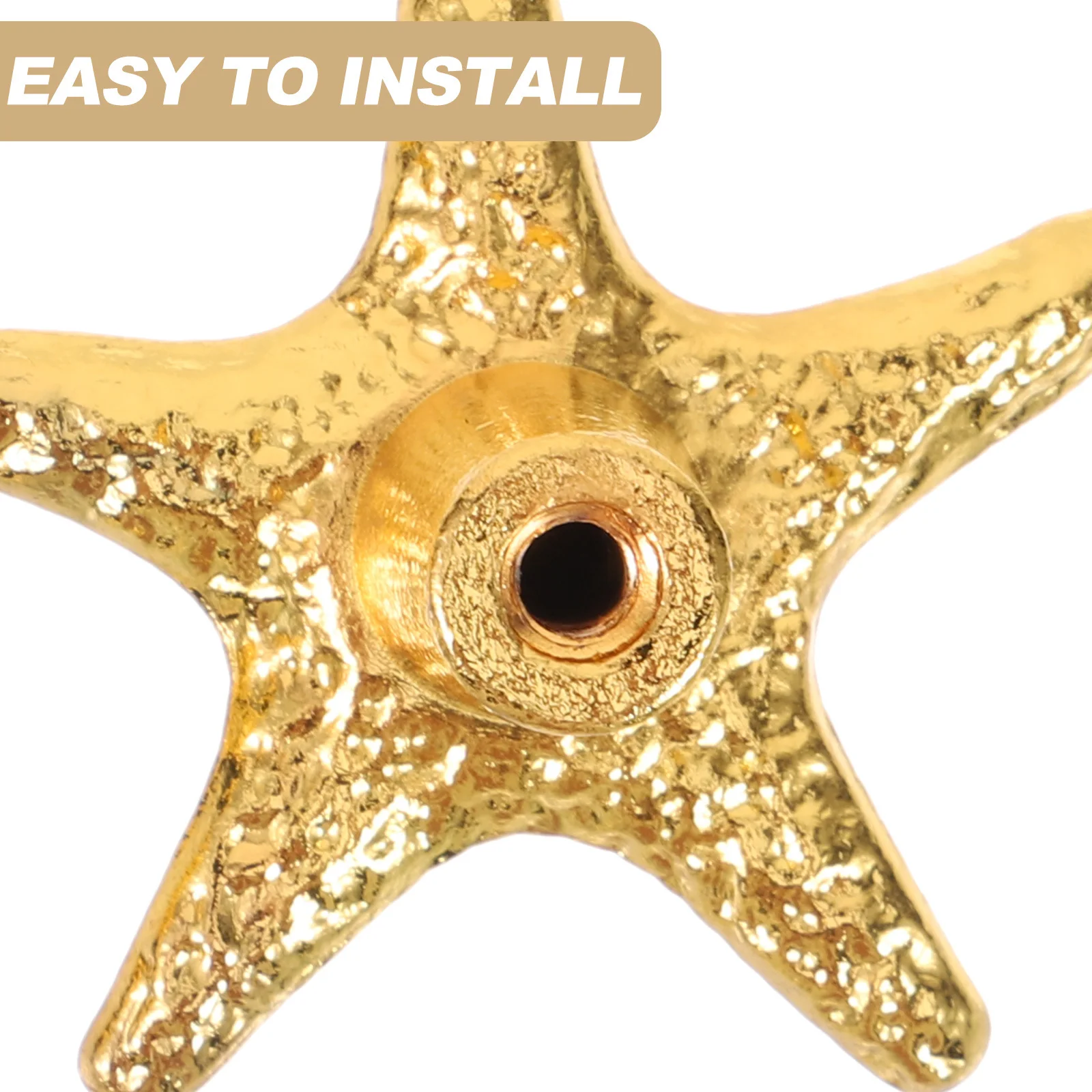 

4Pcs Door Handle Drawer Pull Cabinet Handle Furniture Accessory Replacement Nautical Style Metal Pulls