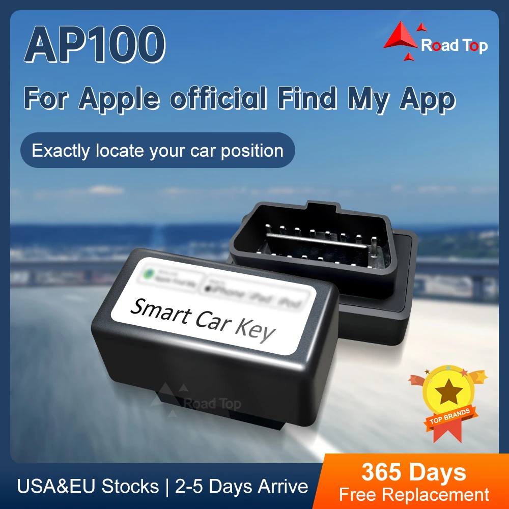 Smart Car Key OBD AP100 For Apple Offical Find My App Exactly Locate Your Car Position