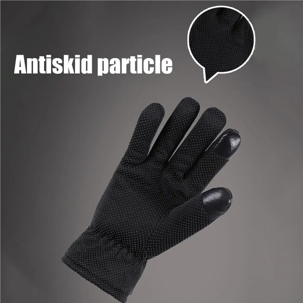 

1 пара перчаток с электрическим подогревом, варежки, регулируемая одежда для верховой езды, перчатки с подогревом, аксессуары для холодной погоды на палец