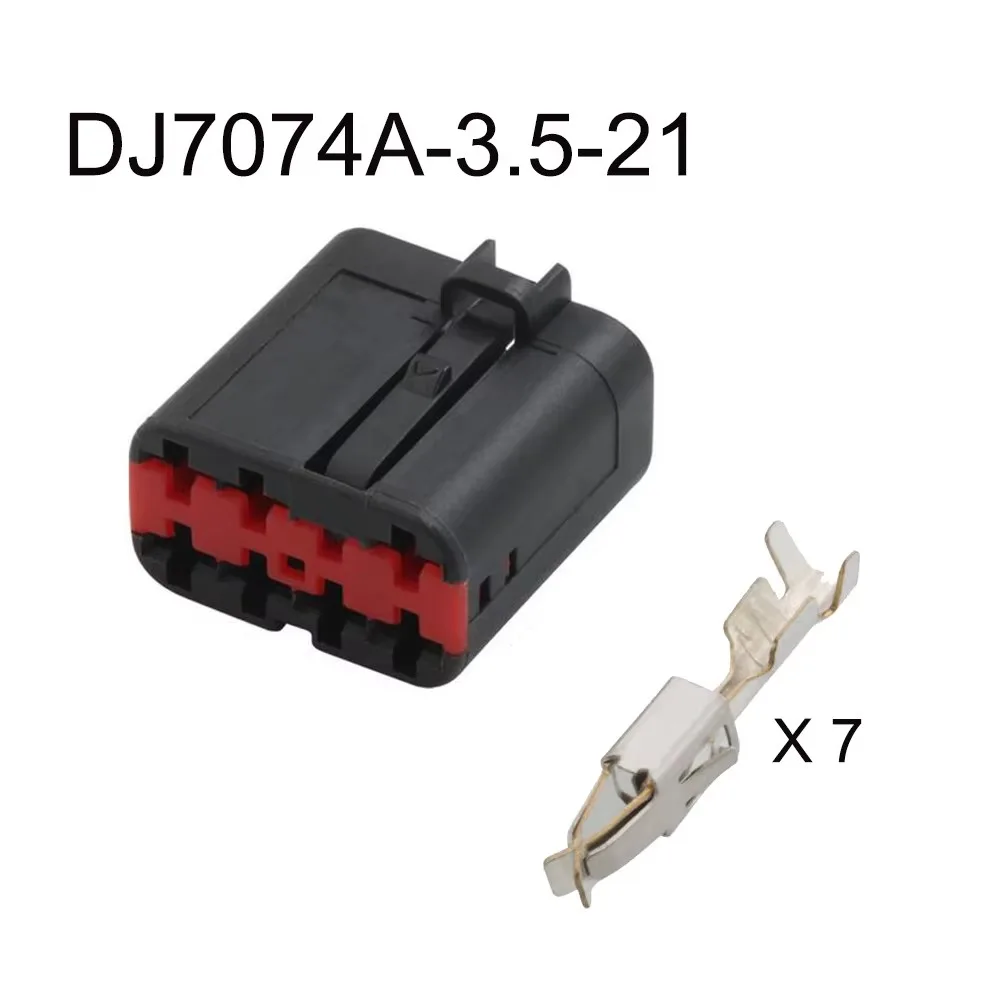 

1-20 Pcs 3.5mm 7 Pin Way Waterproof Auto Wire Cable Connector Automotive Wiring Harness Socket Plug DJ7074A-3.5-21