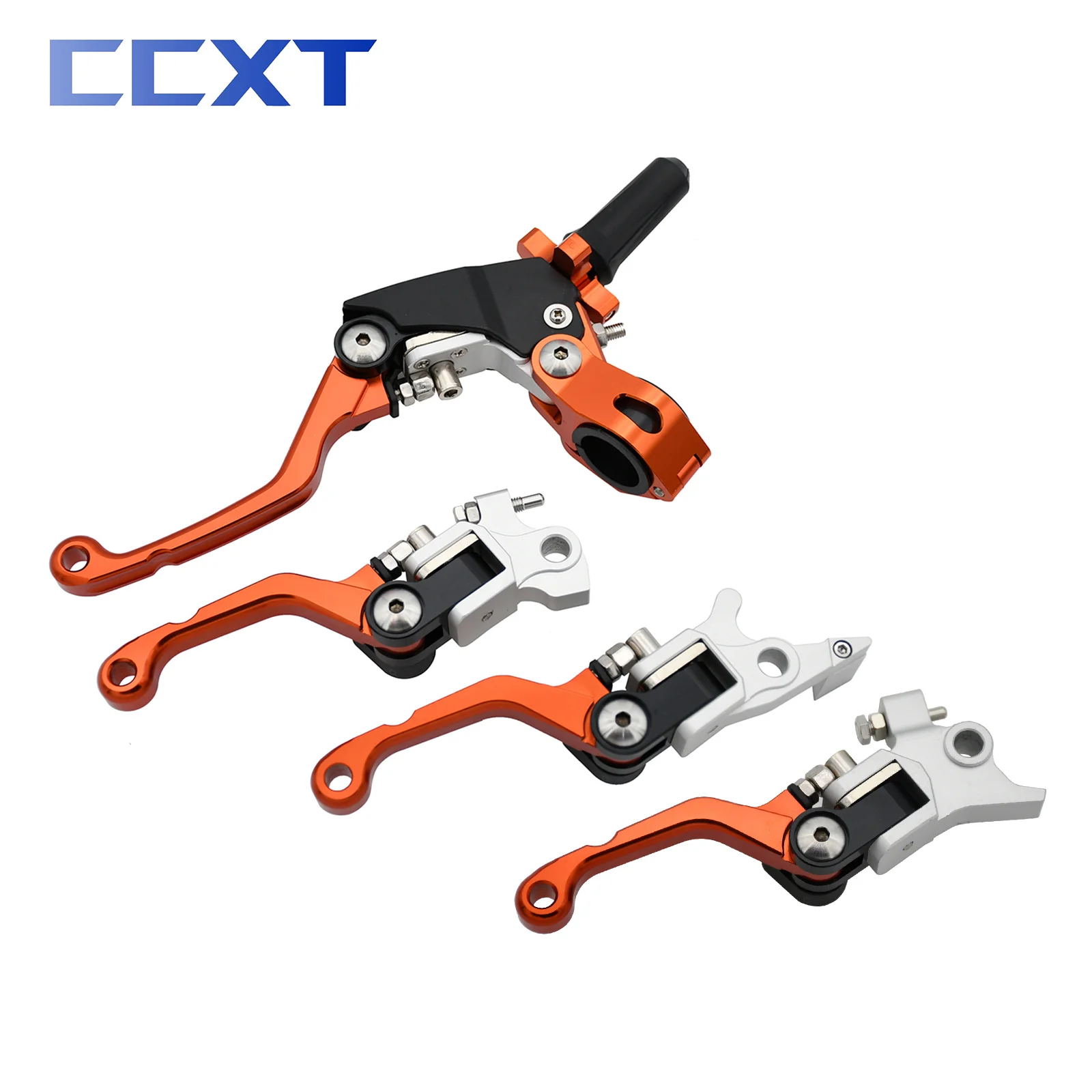 CNC Aluminum Clutch Brake Levers For Kayo T2 T4 T6 K2 K6 K6R KT250 For KTM EXC EXCF SX SXF XC Honda CRF Yamaha Kawasaki Suzuki