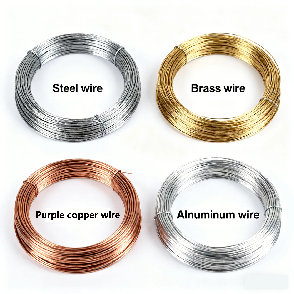 1M-20M 304 Stainless Steel Spring Steel Wire/H59 Brass Wire 0.2mm-5mm Hard Steel Wire Elastic Steel Wire Used For Making Springs