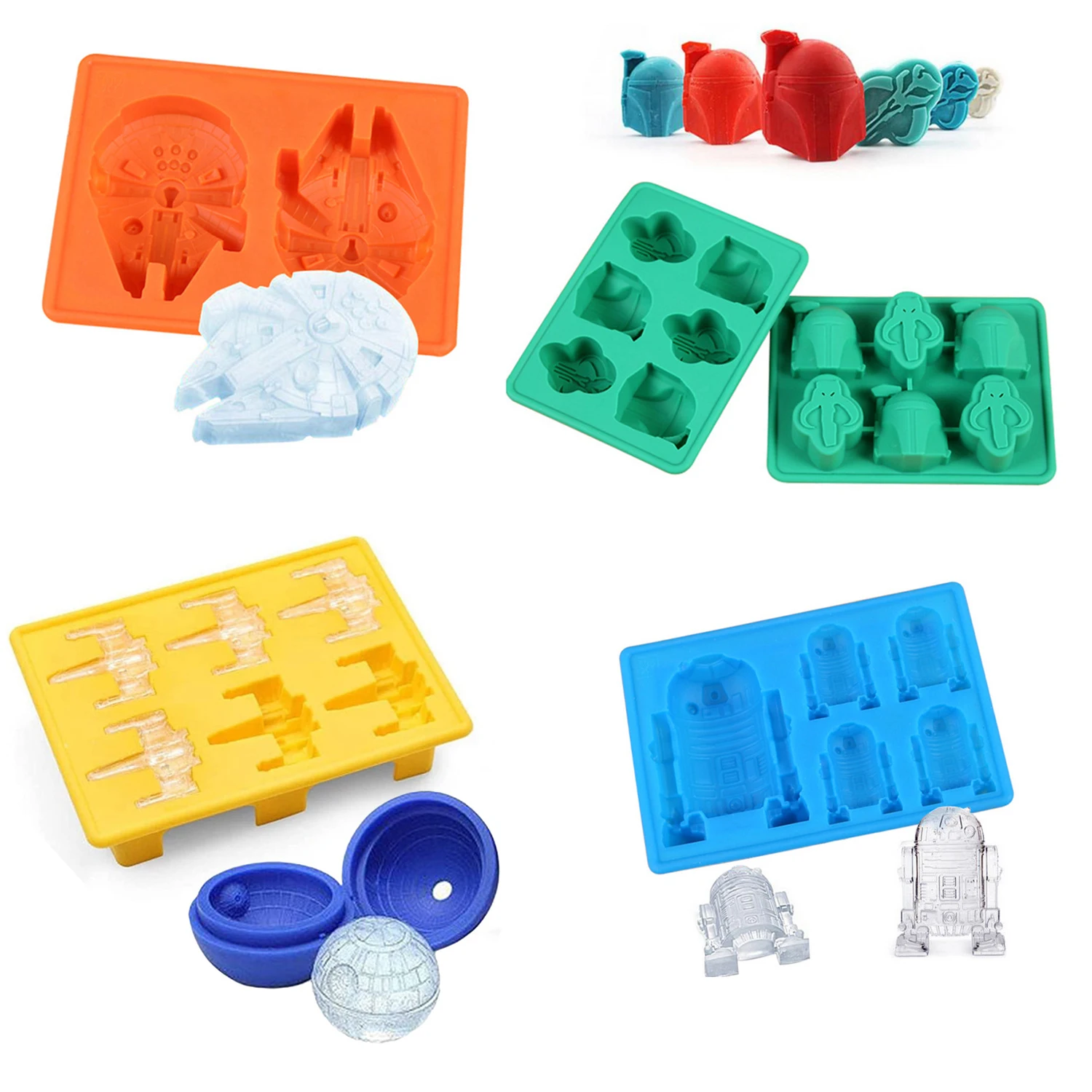 Cake Decoration Silicone Mold, Ice Cube Mold, Used for Baking Chocolate Gummies, and Ice Cubes