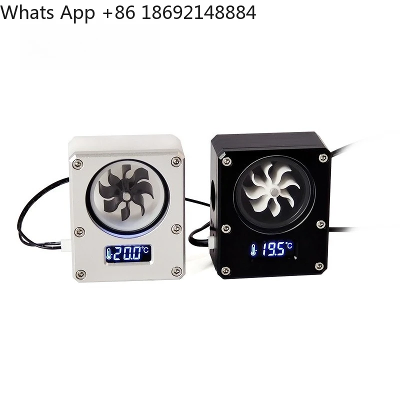 Computer water cooling temperature display flow meter VA LCD screen 0.5 seconds