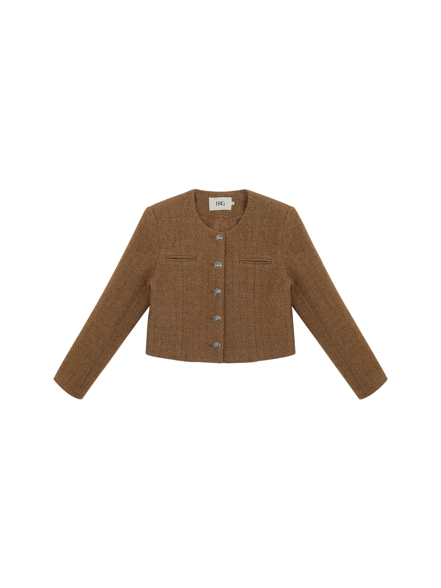 Roter Celebri-Wollmantel für Damen, Khaki, Farbe Wollmischung, Faion-Oberbekleidung, gerader Schnitt, regulär, Sve, lang, rund, Ne...