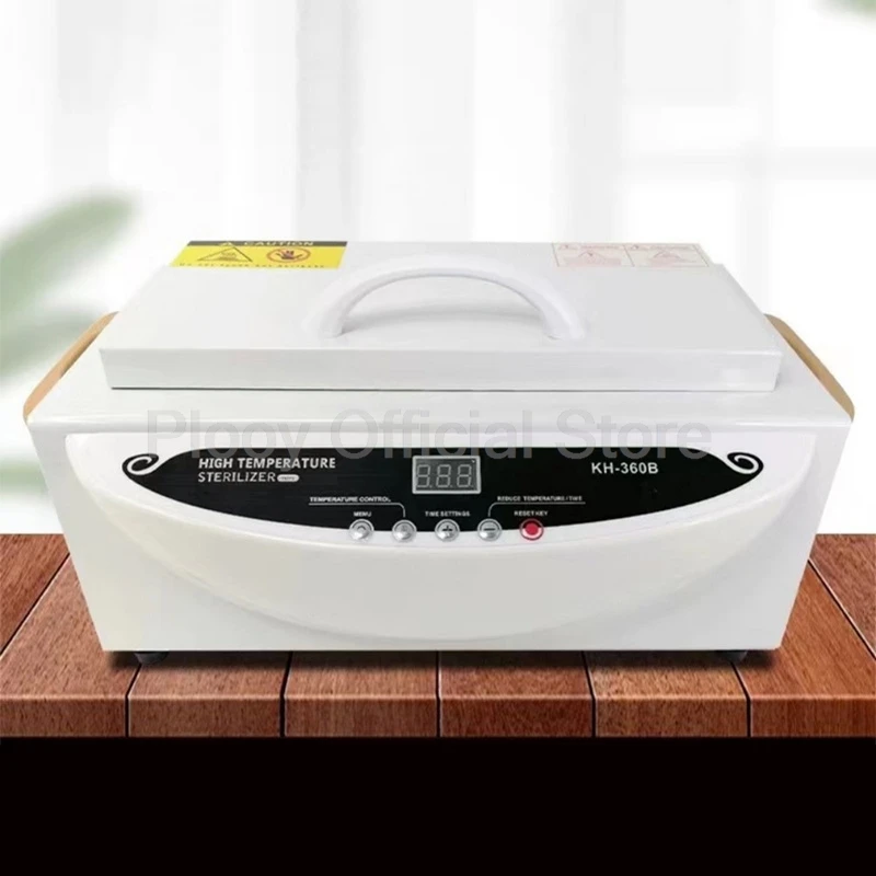 Высокотемпературный стерилизатор 300 Вт, небольшой стерилизатор с умным таймером и нержавеющей сталью для косметических инструментов для ногтей, 220/110 В