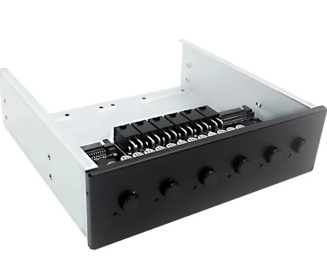 New 6 Way Hard Disk Selector Controller Hard Drive Power Switch Module for Desktop Computer Support 2.5/3.5 Inch  HDD