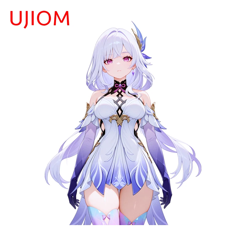 UJIOM Skirk Genshin Impact Anime Girl Wall Sticker Trendy Premium Creative Double Wardrobe Decal Object Interior Decor Item