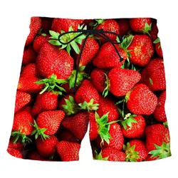 Summer Blueberries Fruit Short Pants Women Men 3D Printed Swimsuit Swim Trunks Beach Shorts Skateboard Sport Cool Gym Ice Shorts