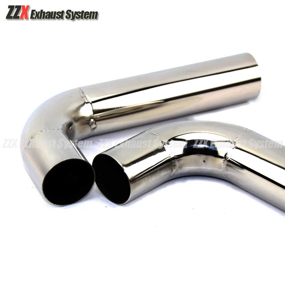 1PCS car accessories Automobile exhaust pipe muffler turns into stainless steel elbow 90 degree Angle pipe to reduce diameter