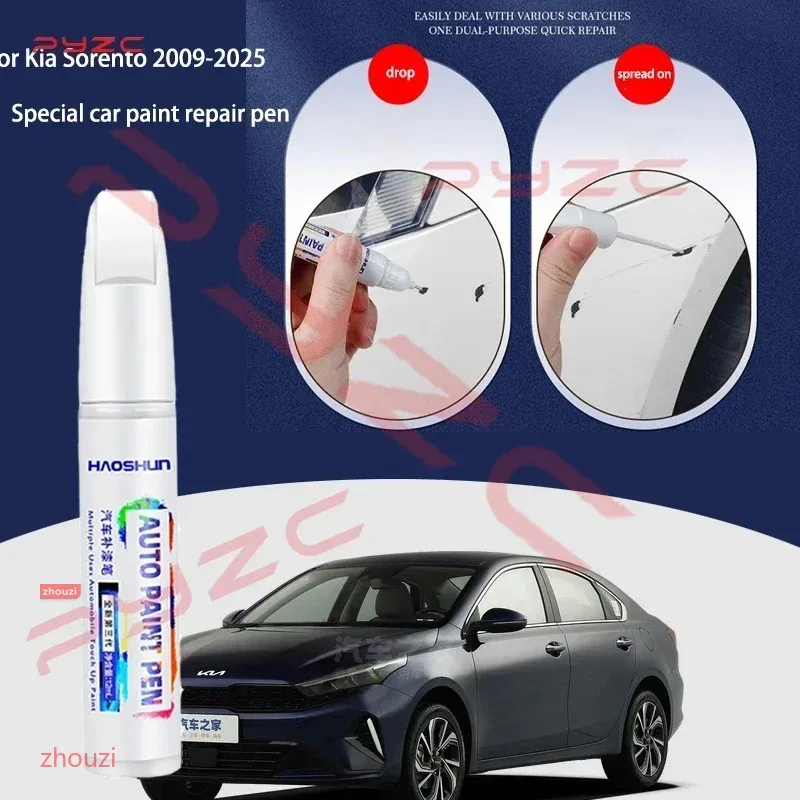 For Kia Sorento 2009-2025 XM UM MQ4 Paint Touch Up Pen Kit - Scratch Repair Car Scratch Remover with Brush DIY Auto Accessories