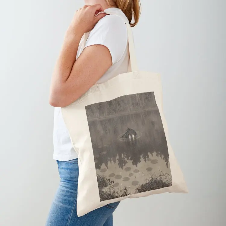 

Water Sprite Nkken by Theodor Kittelsen, 1887 Tote Bag Big bag Gift bag Woman shopper Women's shopping
