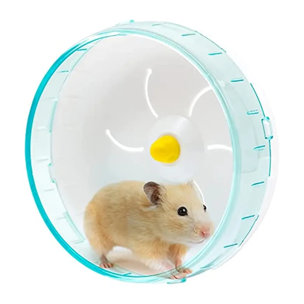 Hamster Running Disc Toy Sport Running Silent Transparent Small Pet Rotatory Jogging Wheel Wheel Toys pet Hamster Cage Supplies