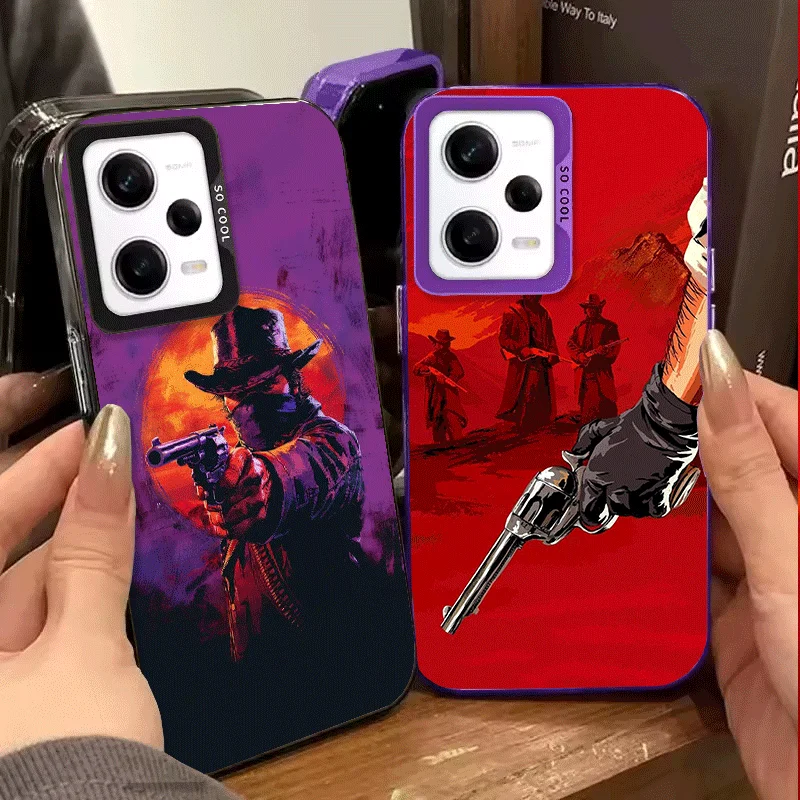 Coque de téléphone souple Red Dead Redemption pour Xiaomi Redmi Note 13 14 15 Pro Plus 12S 12 11S 11 11T 10S 10, coque arrière antichoc