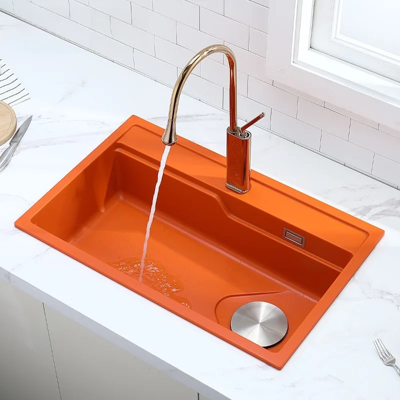 

Раковина из кварцевого камня, бытовая кухонная мойка, посудомоечная машина, большая одинарная раковина