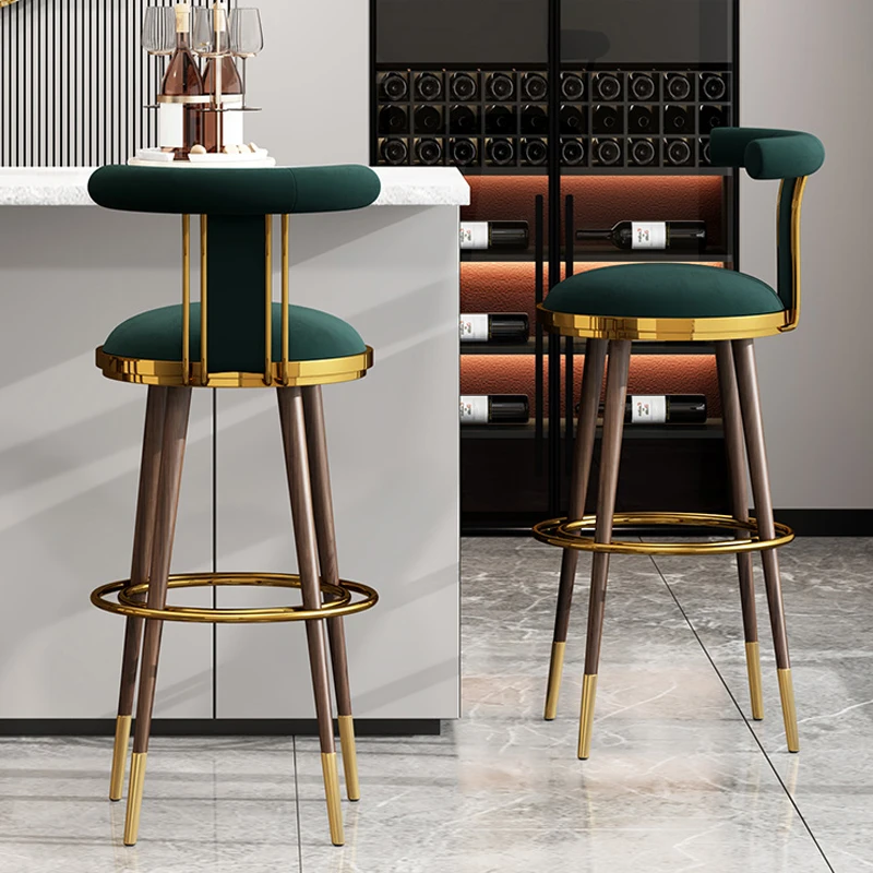 Saloon Party Theater Dining Stool Nordic Events Hotel High Conference Bar Chair Designer Live Room Feeding Silla Home Furniture