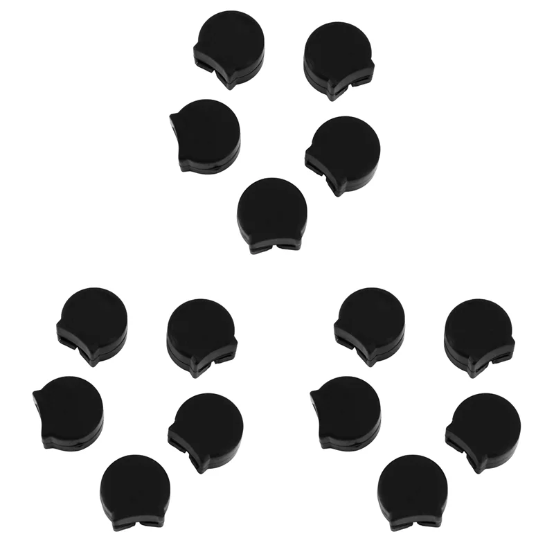 B06C-15PCS أجهزة الكلارينيت الكلارينيت الإبهام وسادة الراحة حامي لينة المطاط الكلارينيت الإبهام حامي، أسود
