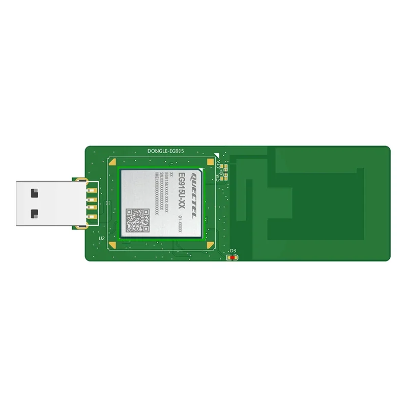 Quectel EG915U-EU Модуль LTE Cat1 4G USB-ключ Встроенная антенна Европа LTE-FDD B1/B3/B5/B7/B8/B20/B28 GSM 800/900/1800/1900 МГц