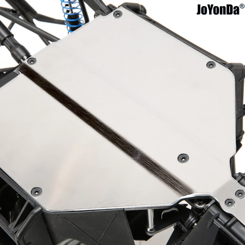 RVS Chassis Protector Guard Armor Skid Plate voor RC Auto 1/10 Team Losi Baja Rock Rey
