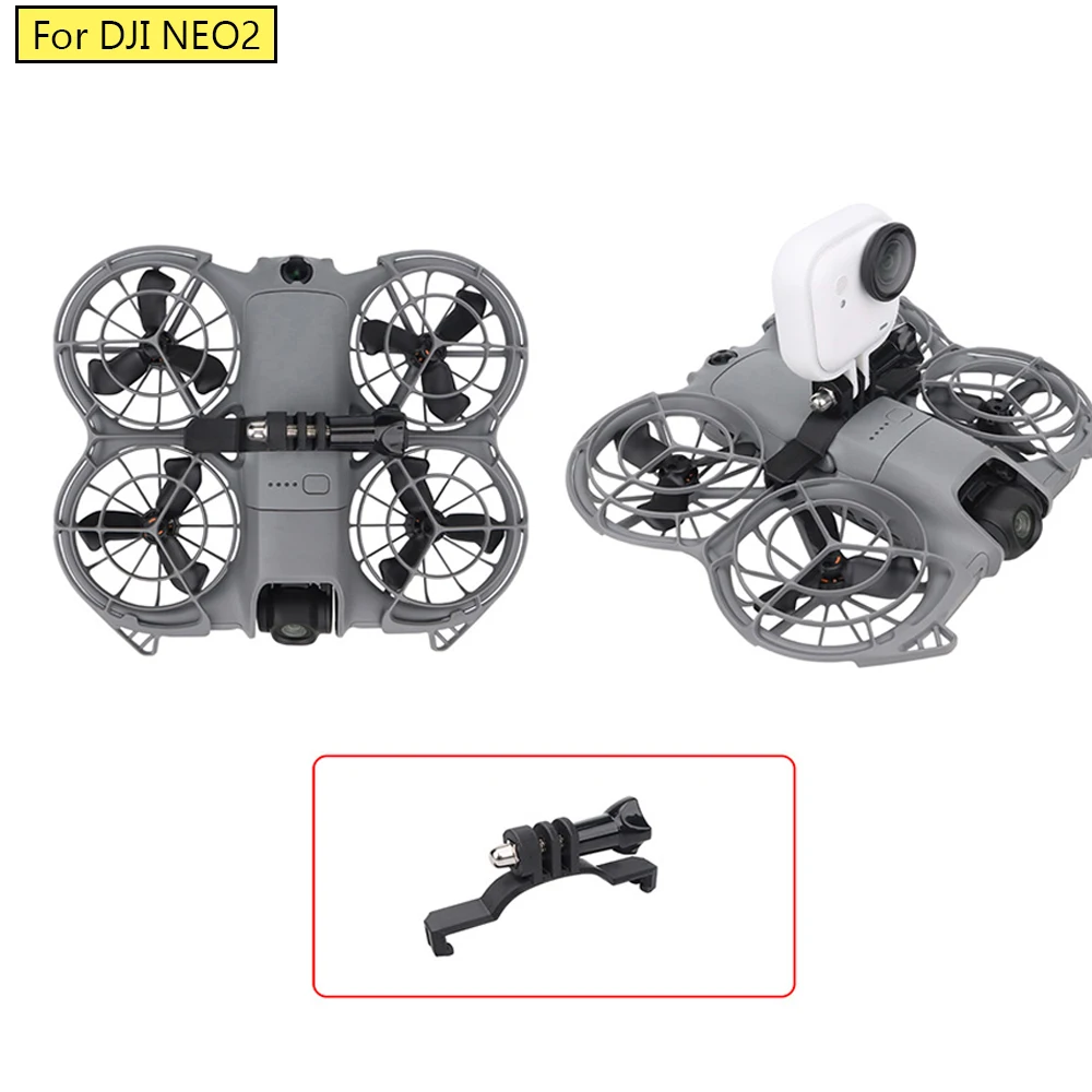 

1 Pcs Top-Mount Expansion Bracket Rack Stand for DJI NEO 2 Lightweight Design Portable Thumb Camera Accessories