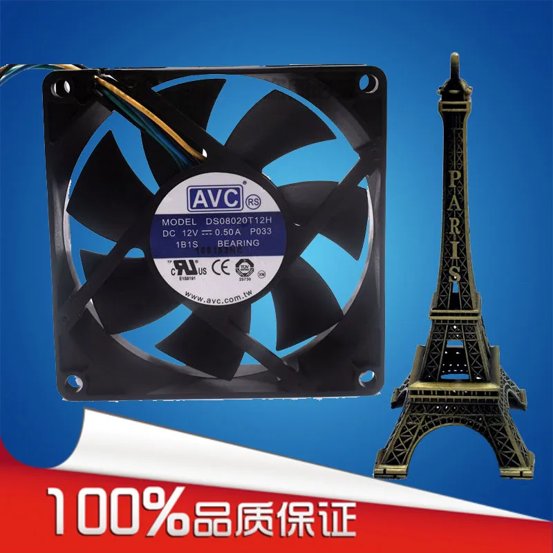 Delta EFC0812DB-F00 80mm X 15mm 12V PWM Fan – 4-Pin, 0.50A, 8CM Cooling Fan