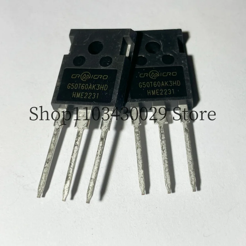 10Pcs New & Original CRG50T60AK3HD G50T60AK3HD TO-247 50A 600V Trench FS IGBT Power Transistor