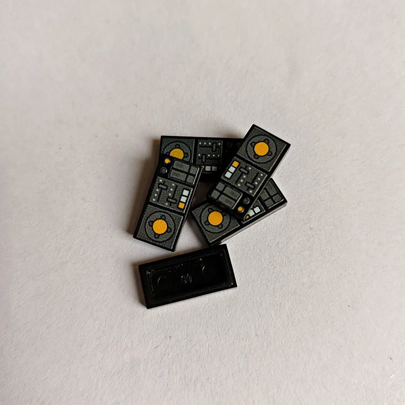 3069 Black Block Printing DIY Toy Blocks 1x2 Light Panel for Mobile Phones Computer Keyboards Dashboards - Assembly Kit