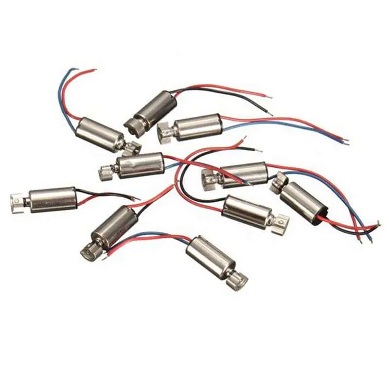 N82R 20Pcs Mini Cell Phone Coreless Vibration Motor Vibrator 4X8mm DC 1.5-3V RC