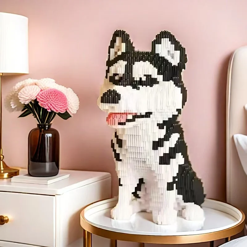 Ensemble de blocs de construction de puzzle 3D pour chien de 5268 pièces, kit de modèle éducatif adapté aux 14 ans et au-dessus, activités pratiques, par