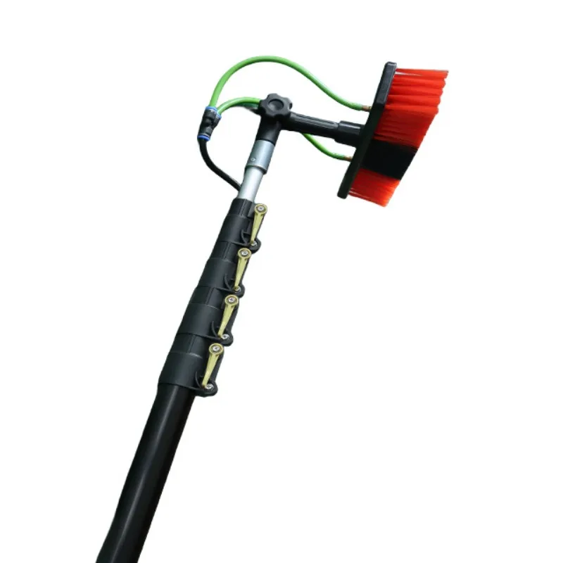 Multi-size Available Non-bending Water Fed Brush, High Reach Cleaner for Solar Panels & High Windows