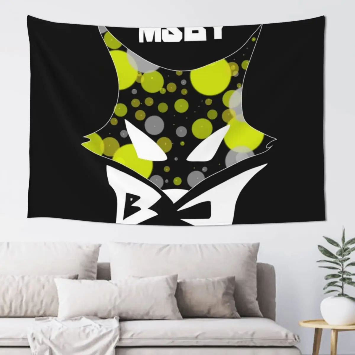 MSBY Black Jackals Logo Tapestry Kawaii Room Decor Outdoor Decoration Aesthetic Room Decorations Tapestry