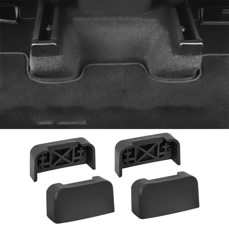 Rear Seat Slide Rail Plug Protection For Tesla Model 3 Model Y  Soft Rubber Seat Rail Cover Car Interior Function Accessories