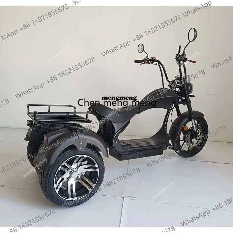 Clark is hot selling Three Wheels Removable Battery Adult off Road Fat Tire Electric Scooter Citycoco Three-wheel Scooter