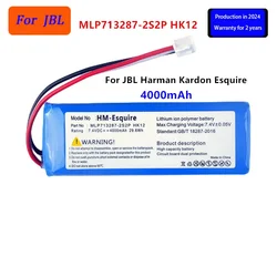 Original MLP713287-2S2P HK12 4000mAh For JBL Harman Kardon Esquire Speaker Replacement Battery .