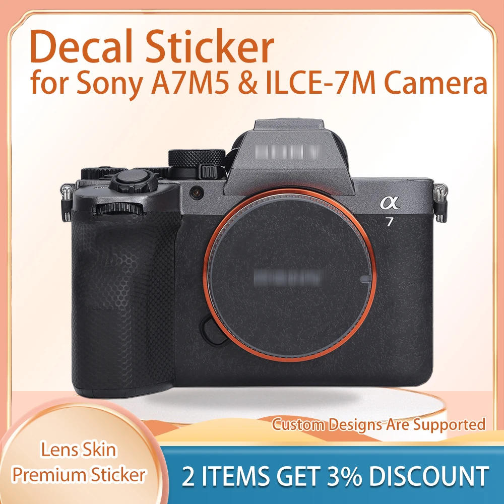 

Обёрточная пленка A7MV для Sony ILCE-7M5 A7M5, наклейка на кожу камеры, пленка Alpha 7V, защитная пленка для кожи, аксессуары для фотосъемки