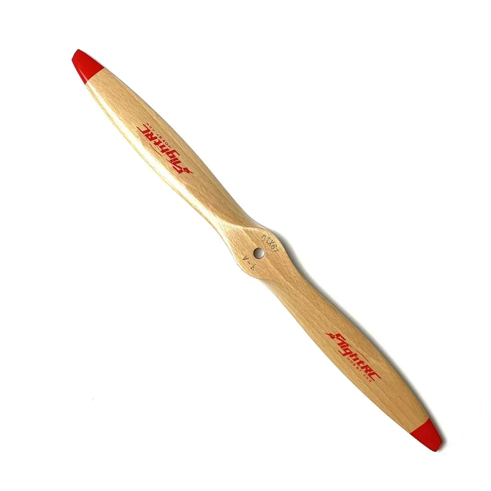 1Pc CW 2-blade Beech Timber Wooden Wood Propeller Props Red High Quality Balance Sail For RC Gasoline Engine Fixed-wing Airplane