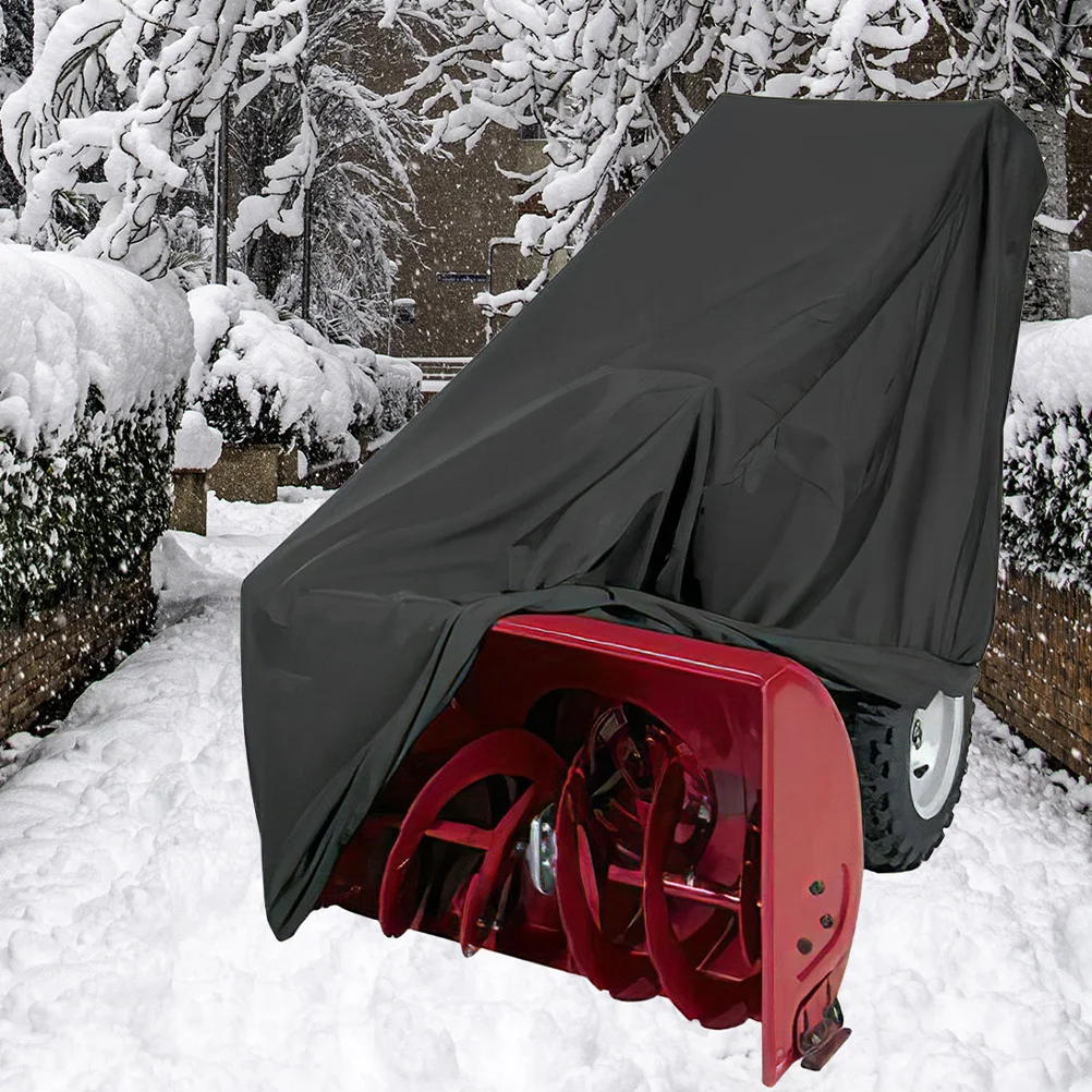 

Snow Blower Cover Oxford Cloth Waterproof Tear Resistant Protective Cover for Two-Stage Outdoor Use
