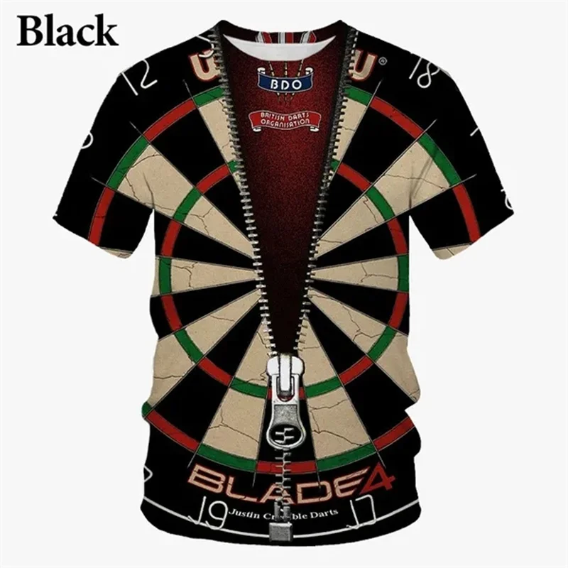 

Футболки Dart League, мужская футболка с 3D принтом дартс, забавная футболка с рисунком игры в дартс, крутой дизайн, топы с короткими рукавами y2k