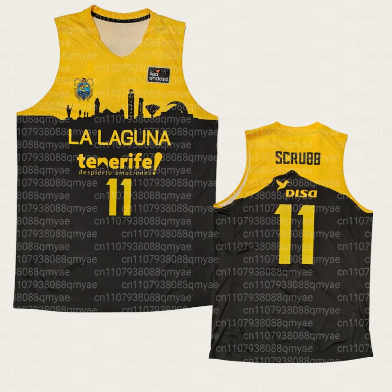 2026 Spanish Parent Child Basketball Training Tank Top Tenerife Philadelphia 3D Printed Quick Drying Breathable Tank Top