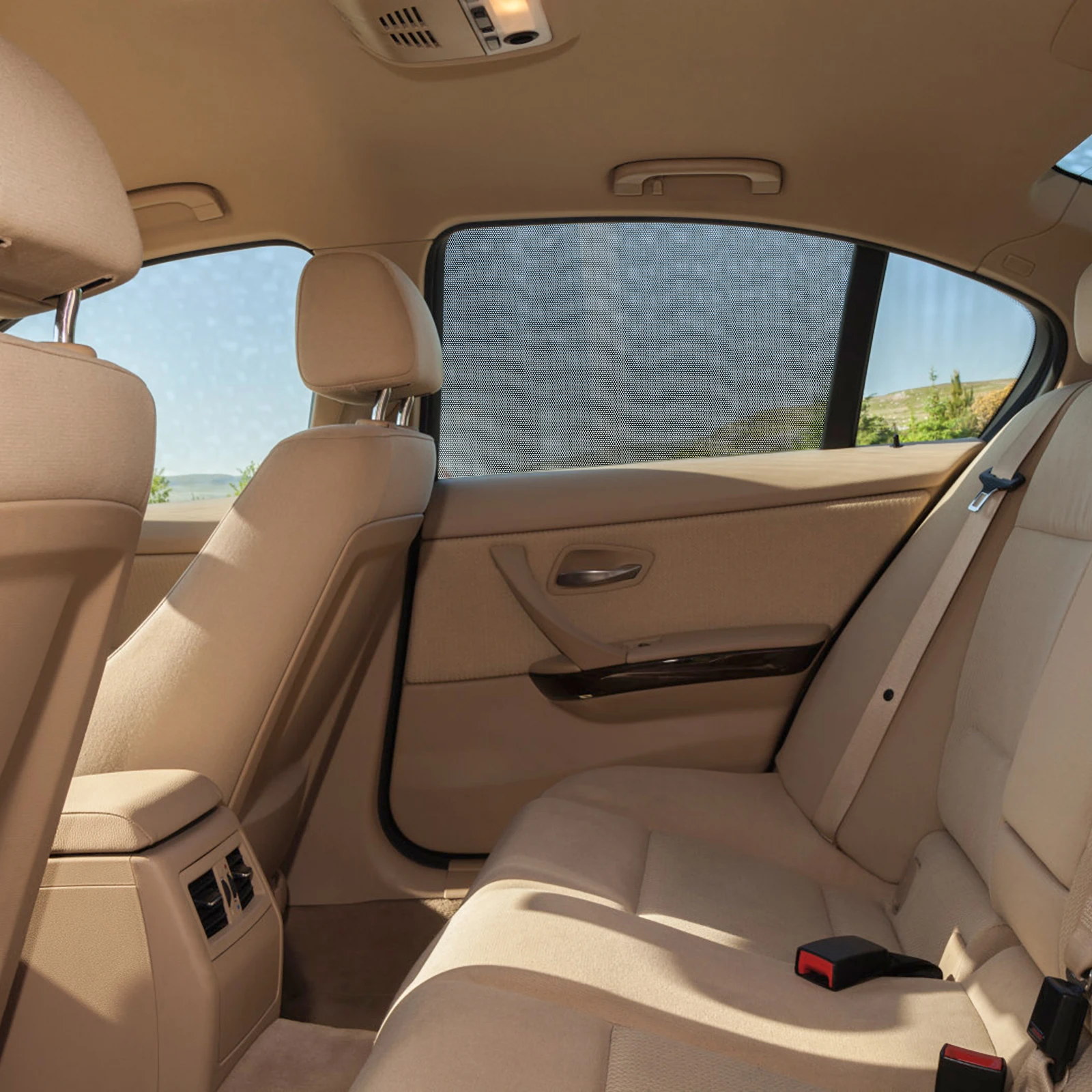 

8 Pcs Sunscreen Window Stickers Car Shade Static Cling Side Automotive Sunshades Film for Automatic Universal Pvc