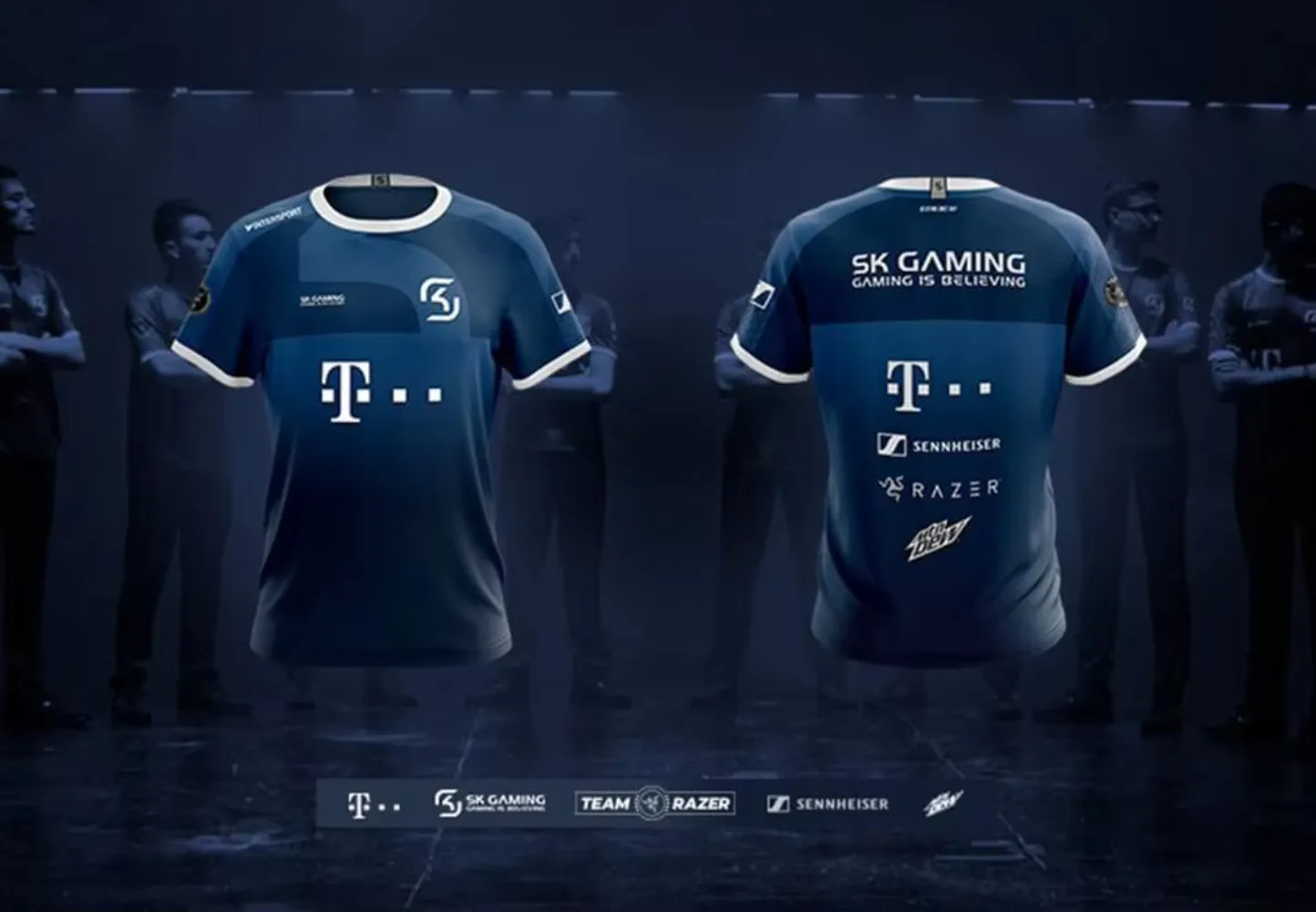 تي شيرت SK GAMING Player Jersey مطبوع ثلاثي الأبعاد مع معرف قابل للتخصيص