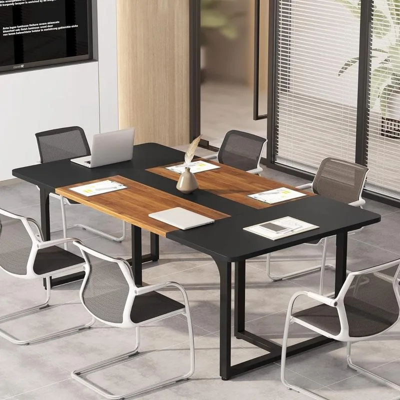 Tribesigns Rectangle Conference Table - 6FT Meeting Table for 8 People