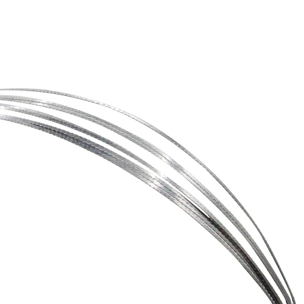 AG 10Pcs/Pack Dental Orthodontic Stainless Steel Lingual Retainer Wire 150MM Flat Straight Twist Wires Dentistry Materials