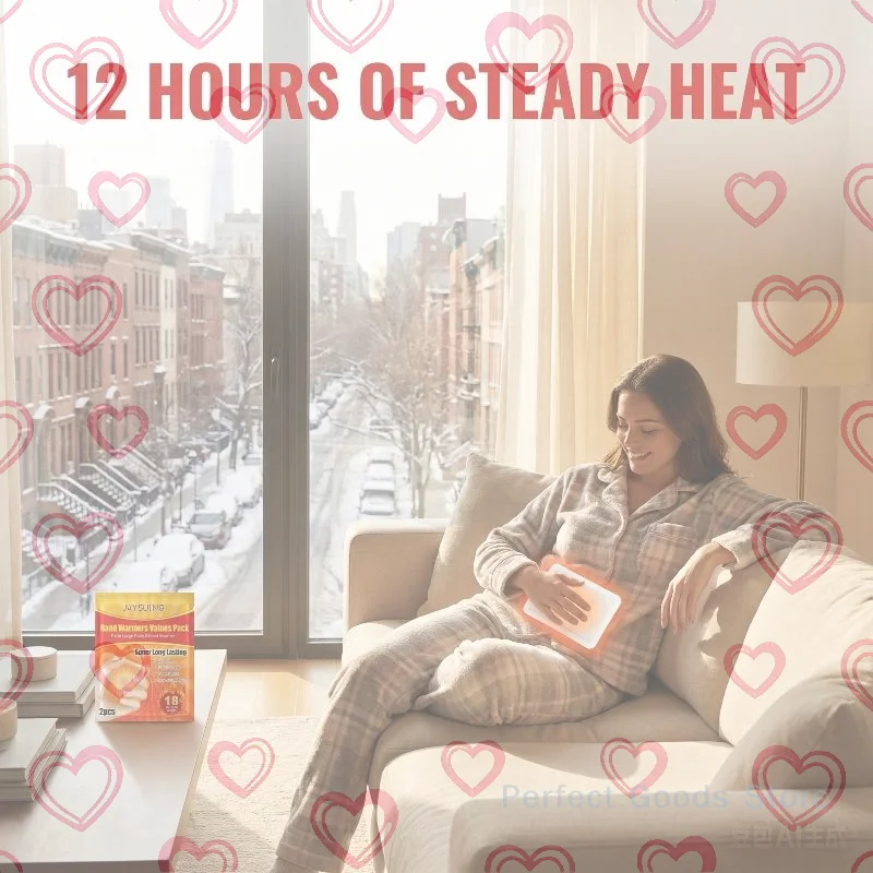 Self Heating Hand Warmers 20Pcs Quick Heated Pads Value Pack Portable for Outdoor Cold Weather Sports